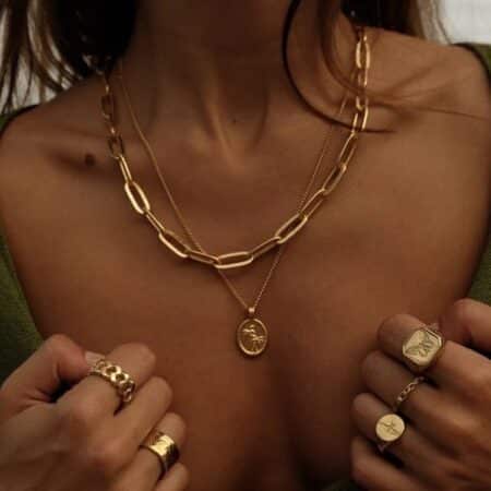 Anillo Twojeys Butterfly acabado en oro