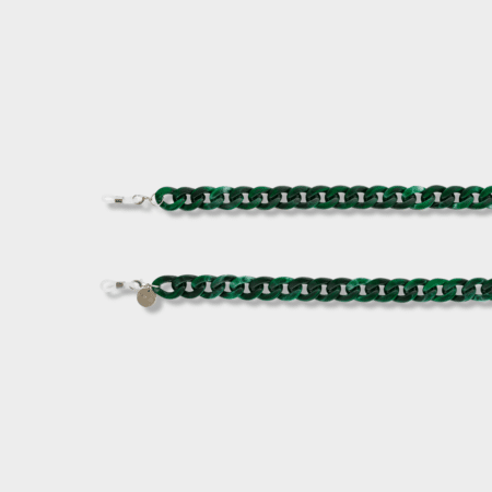 Cadena Komono Brooks serpentine verde