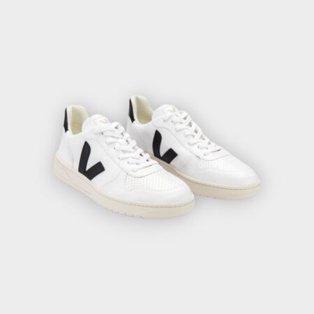 V-10 CWL white black Veja zapatillas blancas y negras