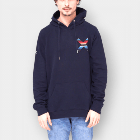 Blue Banana navy Classic sudadera con capucha azul marino