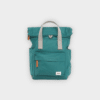 Canfield small sustainable teal mochila Roka