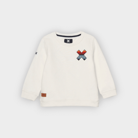 Blue Banana white kids sudadera