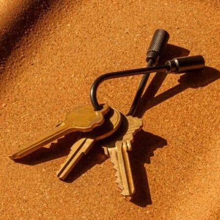 Llavero Craighill Helix brass