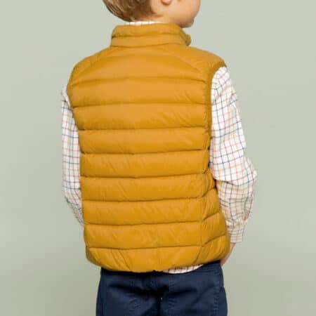 Chaleco Scotta Kids mostaza