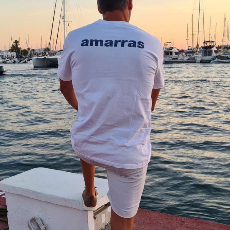 camiseta Amarras Leeward blanca