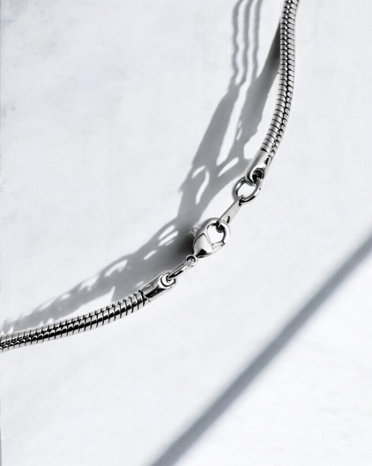 Cadena Twojeys Bali silver