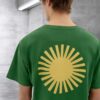 Camiseta verde Sol amarillo
