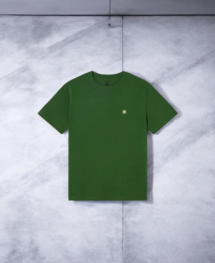 Camiseta verde Sol amarillo