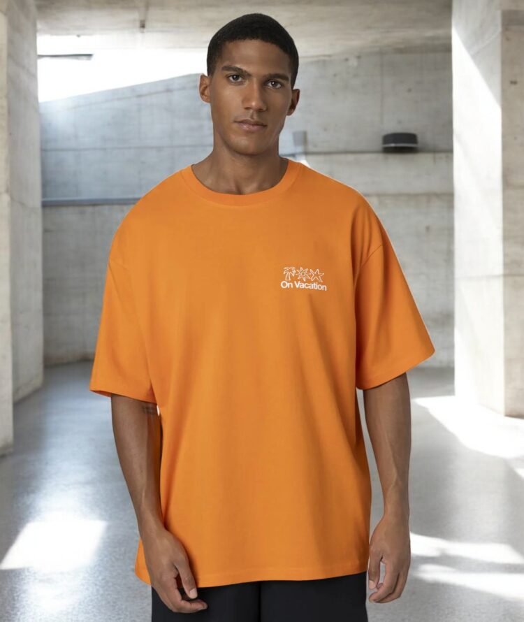 camiseta On Vacation orange
