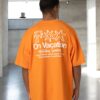 camiseta On Vacation orange