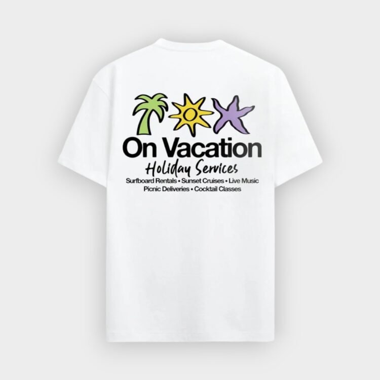 camiseta On Vacation Holiday