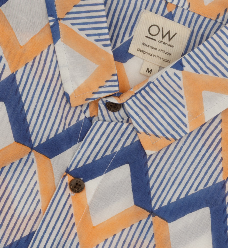 Camisa Otherwise Inca blue