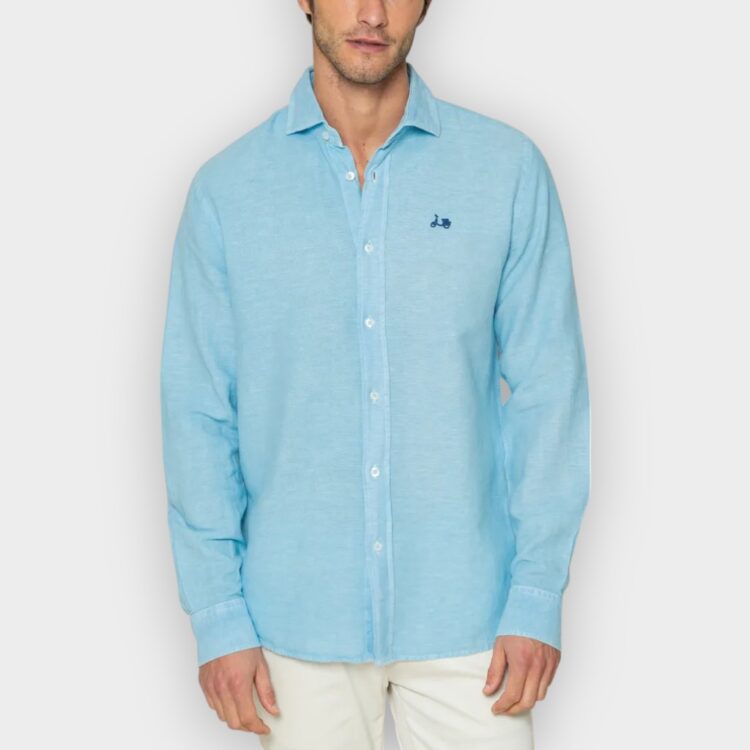 camisa Scotta 1985 Lissome li-co celeste