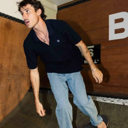 polo Patch azul marino