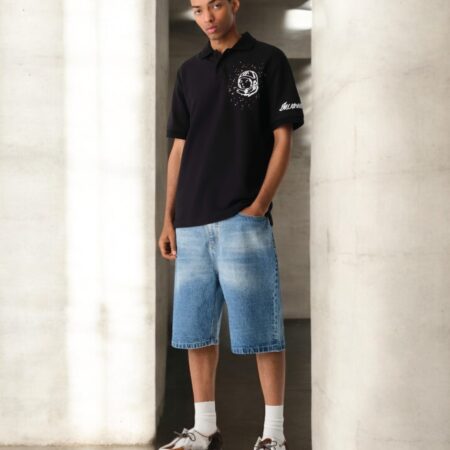 Polo Embellished astro black