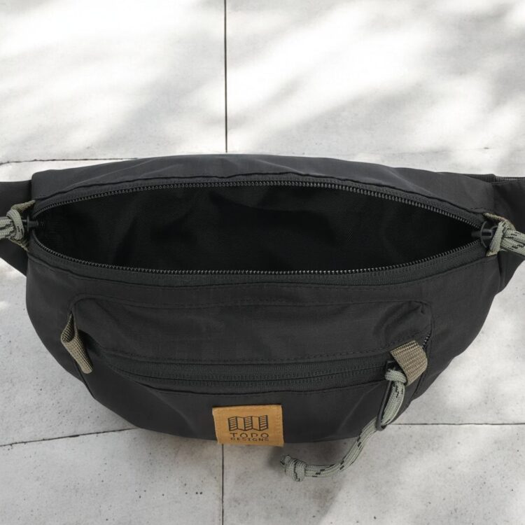 riñonera Mountain black neutral