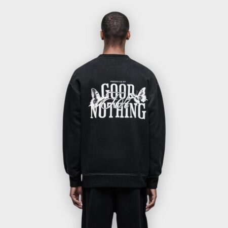 Sudadera Dakota butterfly black