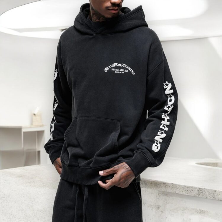 Sudadera Liberty washed black