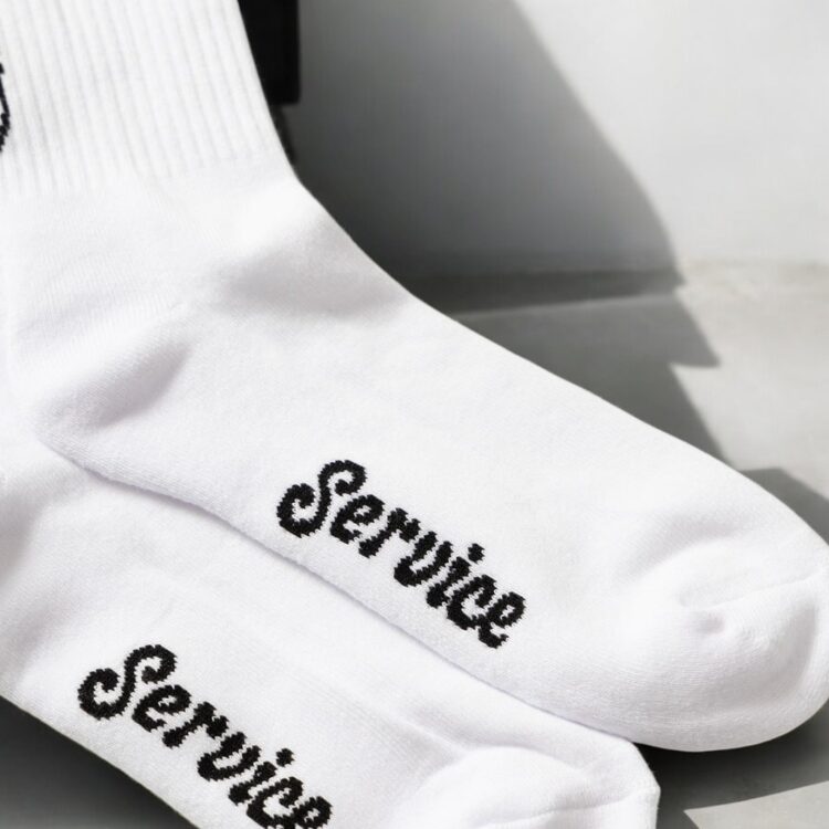 Calcetines Salt Pepper White