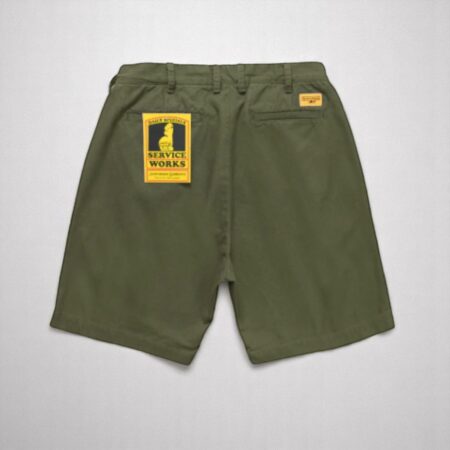pantalones cortos Drill Part Timer Olive de Service Works 4