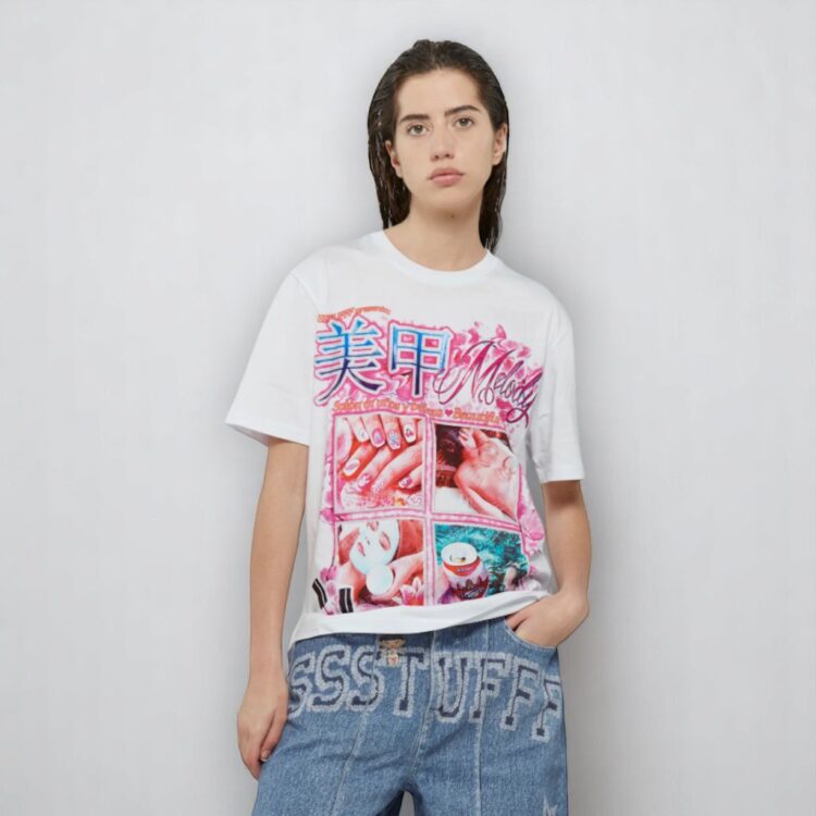 Camiseta Ssstufff Nails white