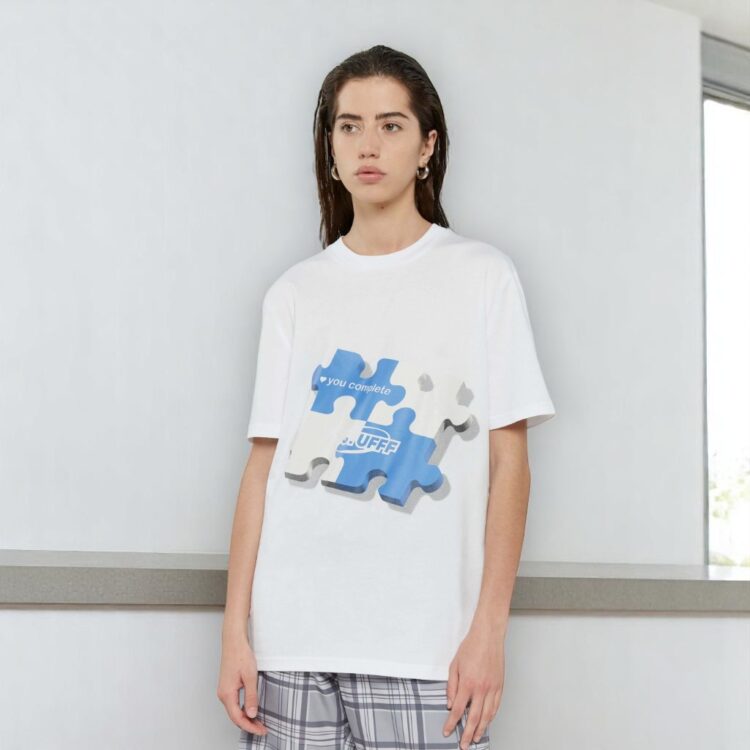Camiseta Ssstufff Puzzle white
