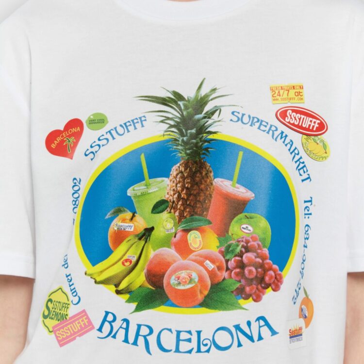 Camiseta Ssstufff banana white