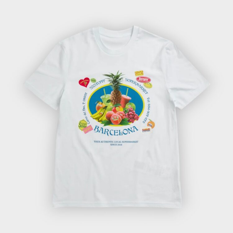 Camiseta Ssstufff banana white