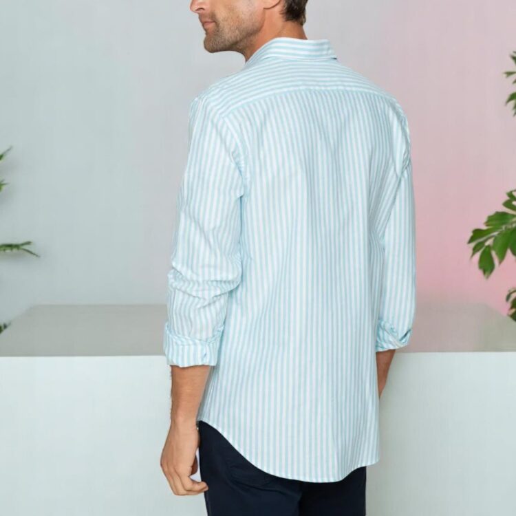 Camisa Scotta Cascais turquesa