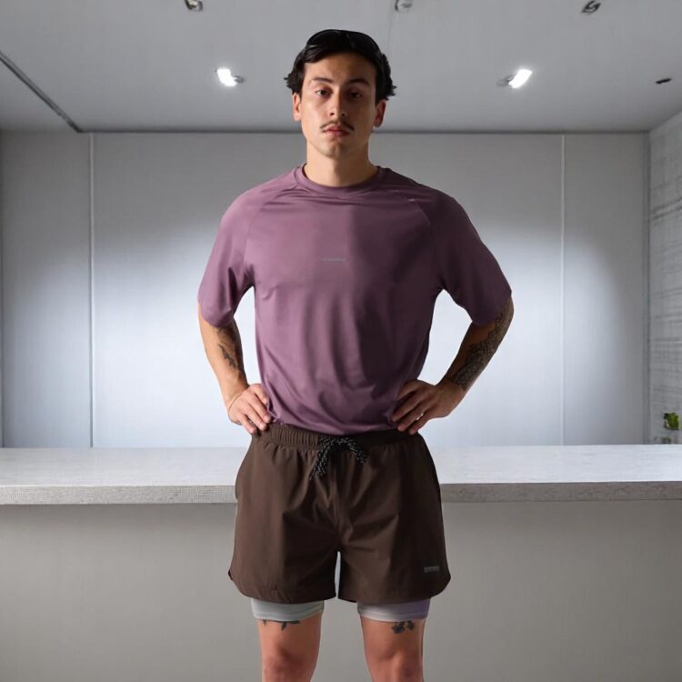 Pantalón corto Trail brown