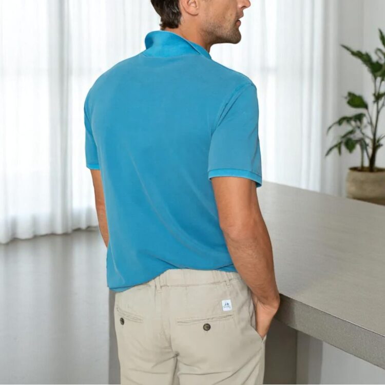 Polo Scotta Garment azulón