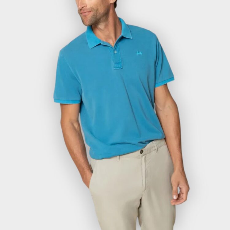 Polo Scotta Garment azulón