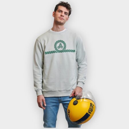 Sudadera Amarras Sandy gris