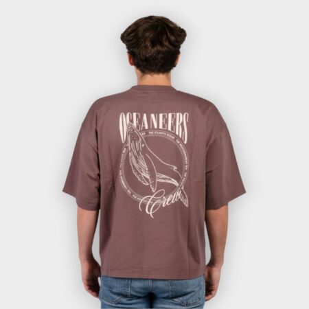 Amarras – Camiseta Boxy Fulton Burgundy