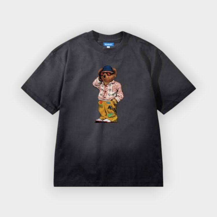 camiseta Folk pirate black