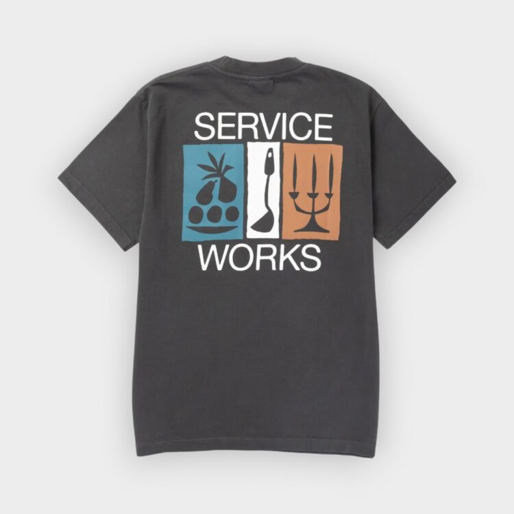 camiseta Service Works charcoal