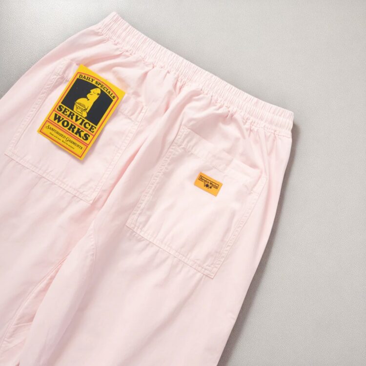 Pantalones Service Works pink