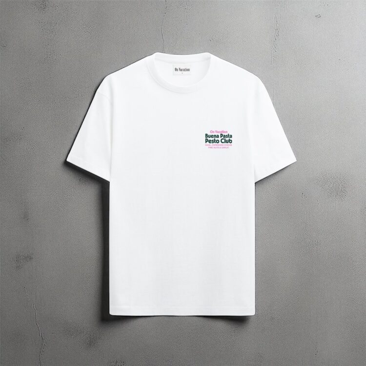 camiseta On Vacation Pesto