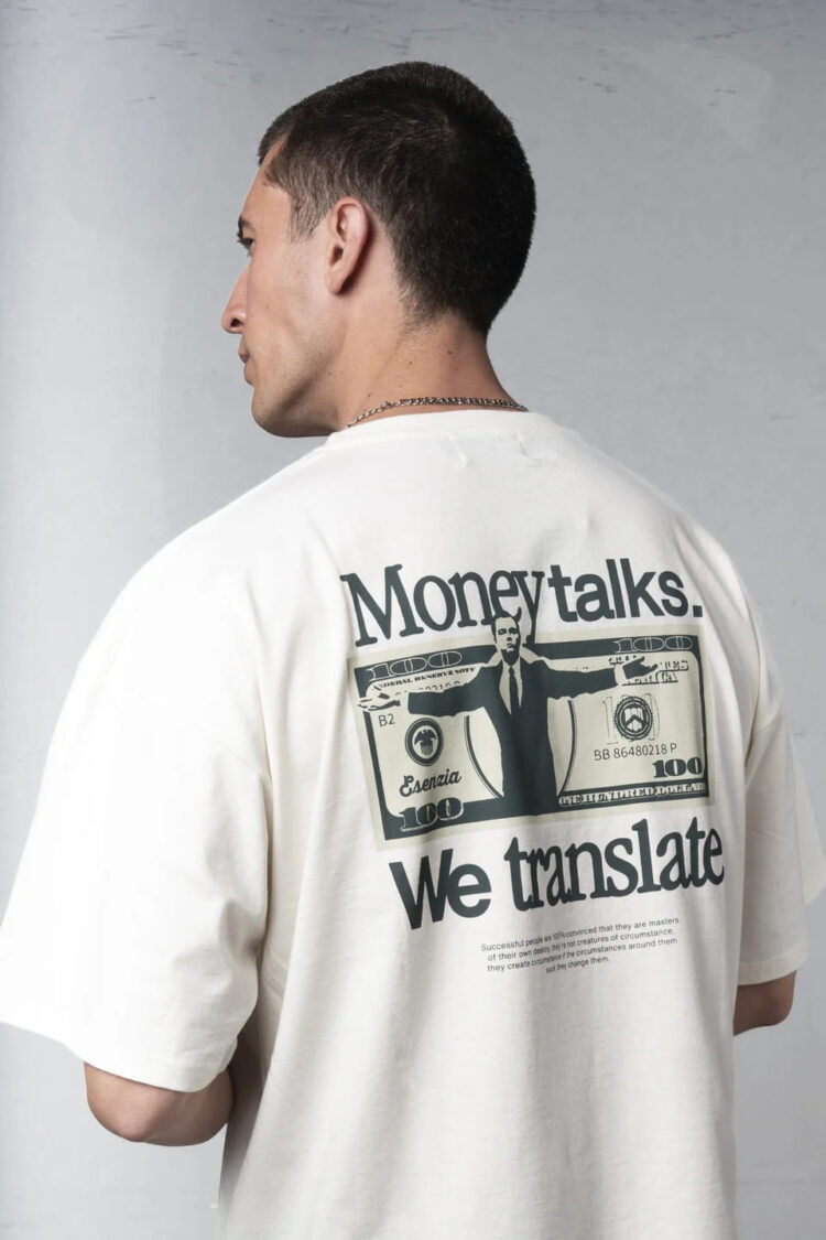 Camiseta Esenzia white Wolf