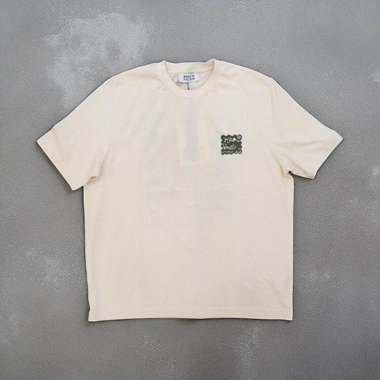 Camiseta Bask Croco cream