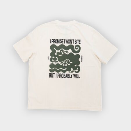 Camiseta Bask Croco cream