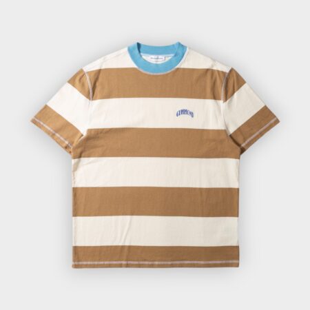 Edmmond - Camiseta Striped Top Brown
