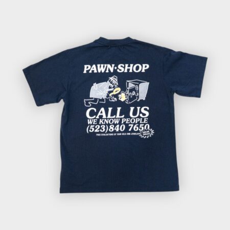 Edmmond - Camiseta Pawn shop plain navy