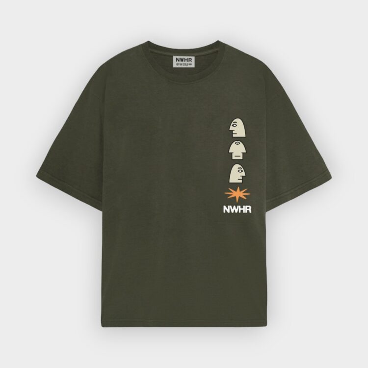 Camiseta NWHR Perspective green