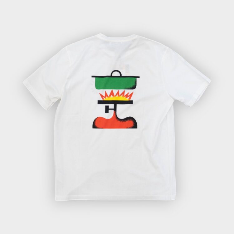 Camiseta Bask Stove natural