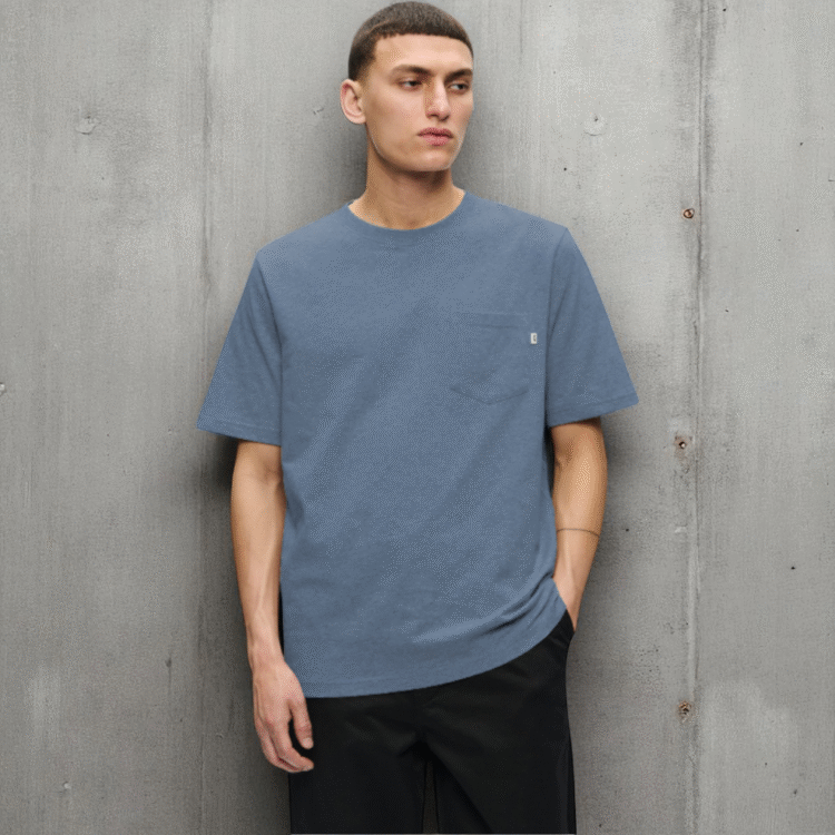 camiseta WWBobby pocket bluefin