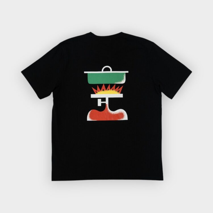 Camiseta Bask Stove black