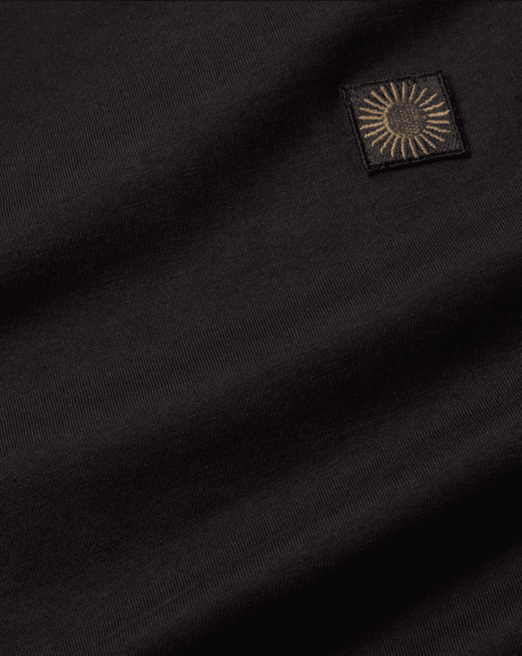 Camiseta negra Sol type