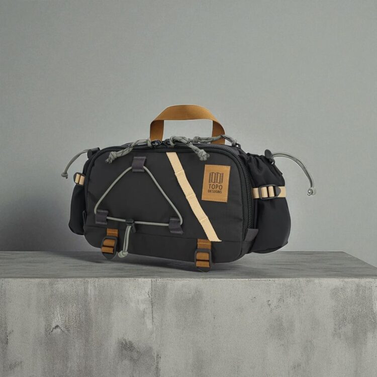 Riñonera Mountain hydro black