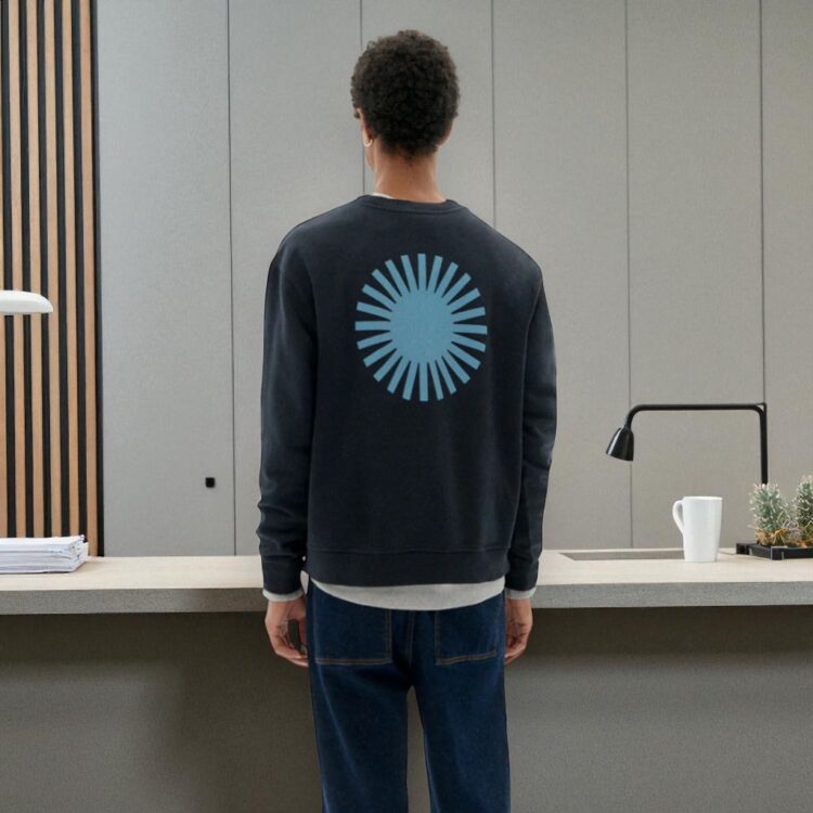 Sudadera navy Sol Leon